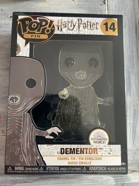 Funko Dementor Enamel Pin - Black & Gold